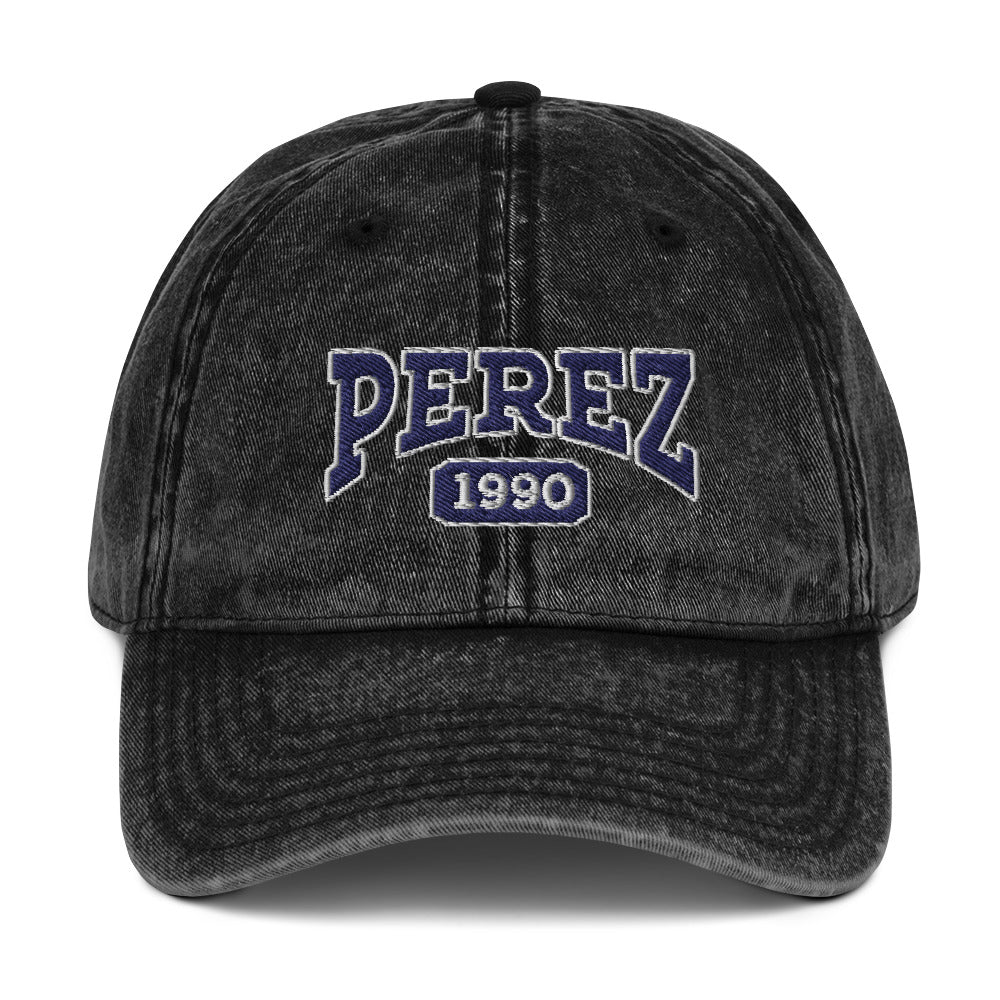 Sergio Perez - 1990 Vintage Washed Dad Cap