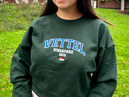 Sebastian Vettel - SINGAPORE 2019 | Varsity Sweatshirt
