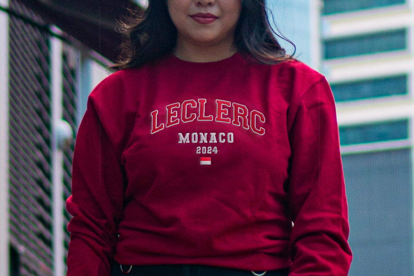 Charles Leclerc MONACO 2024 Varsity Sweatshirt The Slipstream Apparel