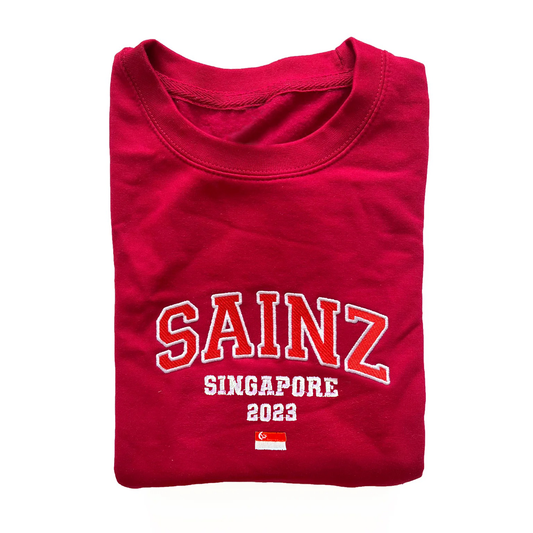 Carlos Sainz - SINGAPORE 2023 | Varsity Sweatshirt