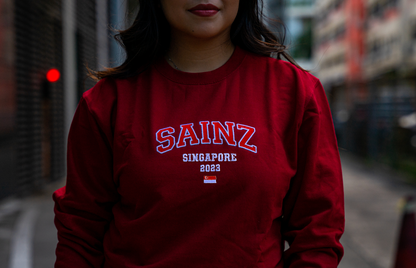 Carlos Sainz - SINGAPORE 2023 | Varsity Sweatshirt