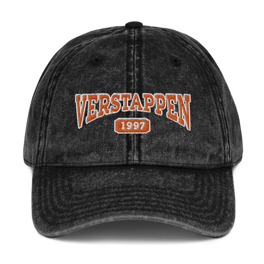 Max Verstappen - 1997 | Vintage Washed Dad Cap