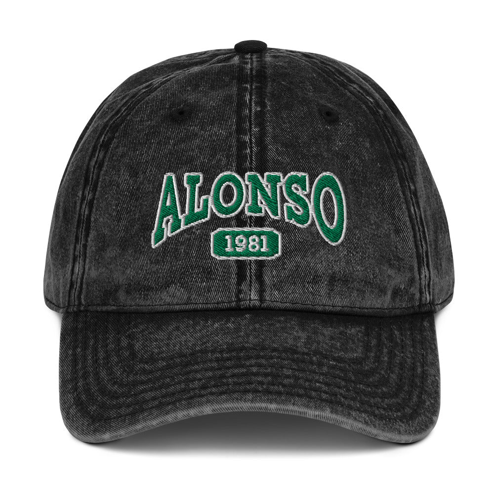 Fernando Alonso - 1981 | Vintage Washed Dad Cap